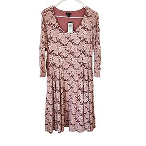 NWT Torrid Mauve Brushed Fleece Skater Dress Size 2x
